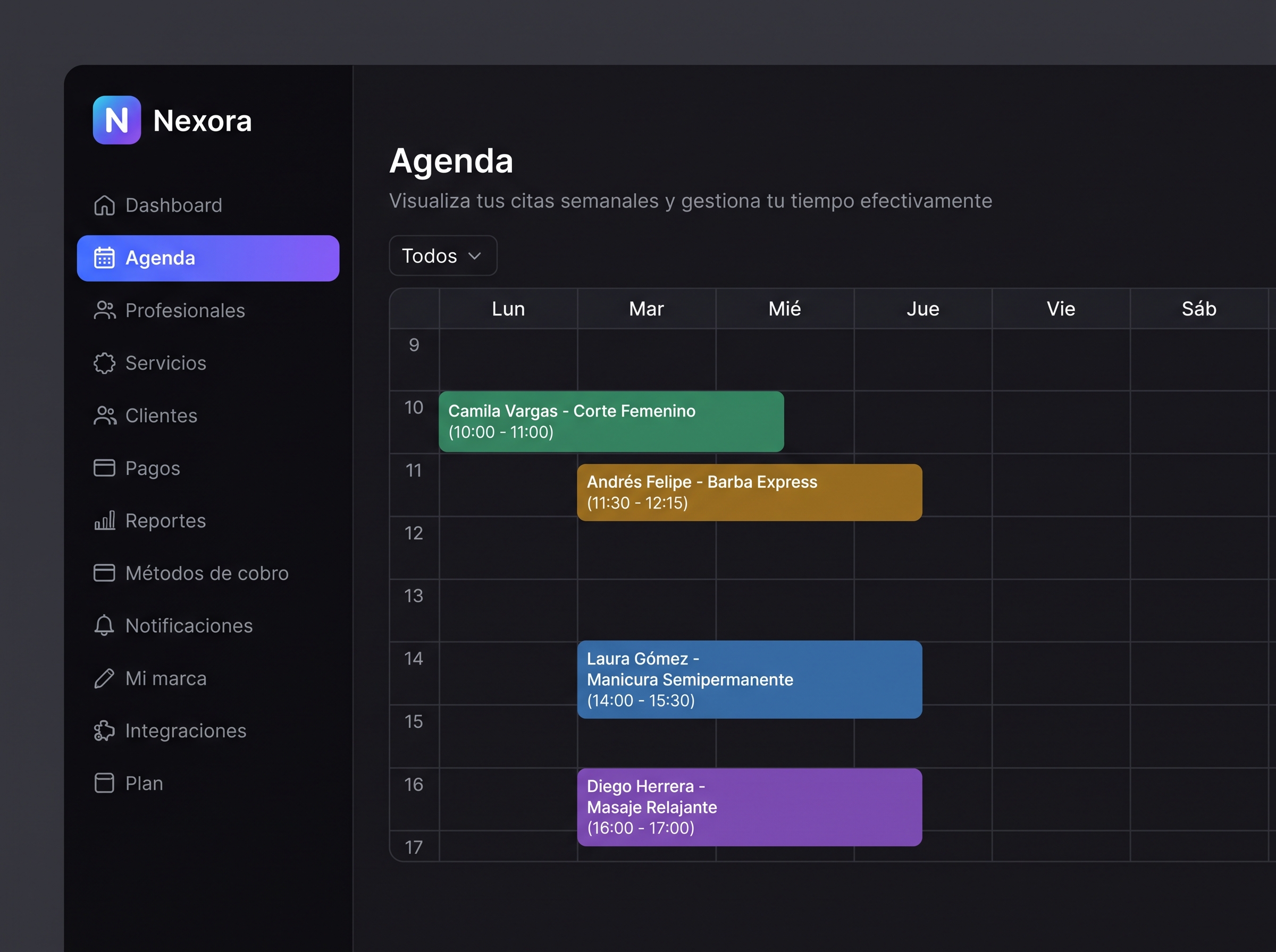 Toda tu agenda en un solo lugar